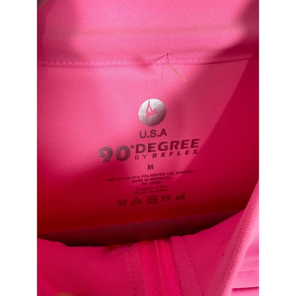 NWT 90 Degrees by Reflex Womens Athletic Zip up Jacket Medium $139 Nylon Blend - Picture 10 of 11